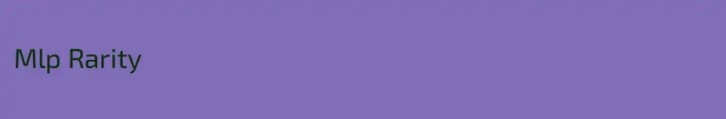 Mlp Rarity